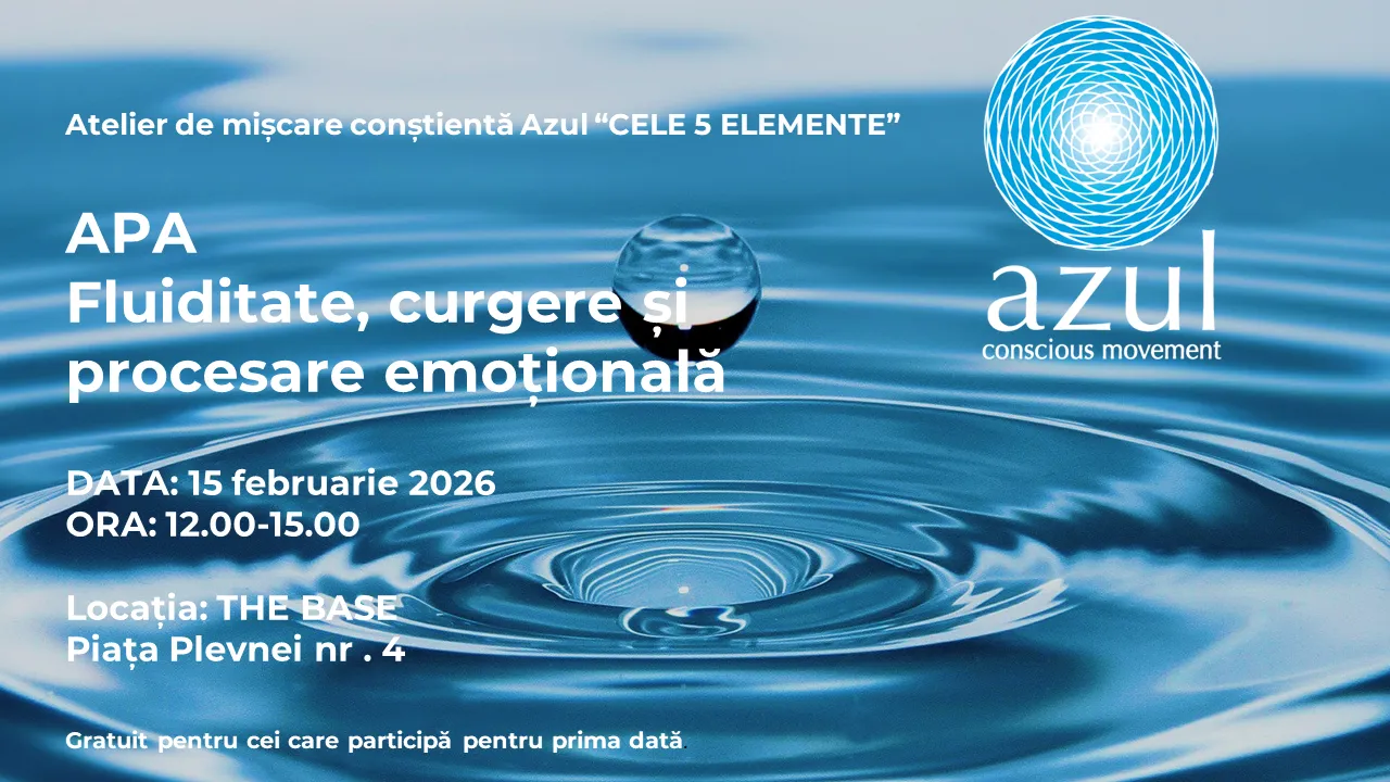 Apa: Experiența somatică și alchimia celor Cinci Elemente