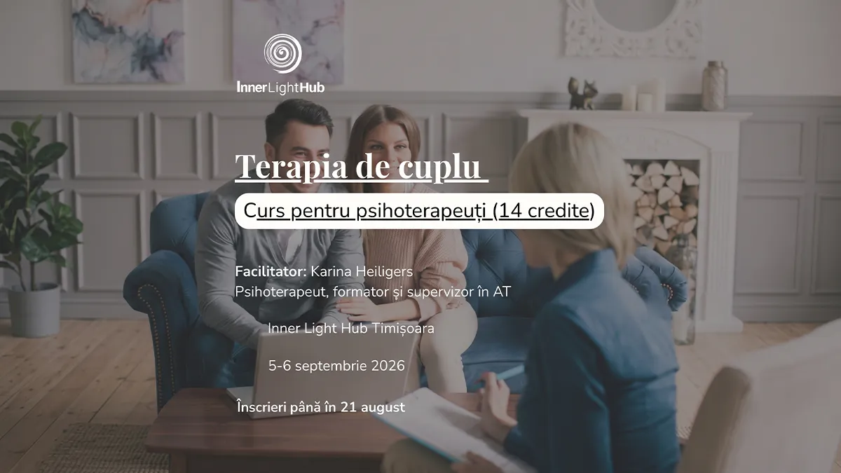 Terapia de cuplu - curs pentru psihoterapeuți